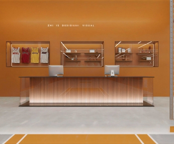 Modern Exhibition Hall-ID:575486908