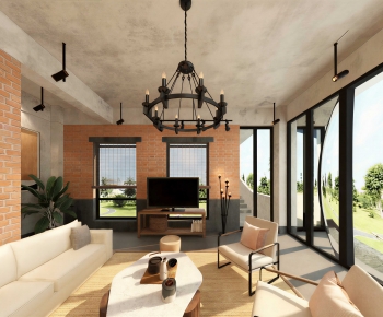Modern A Living Room-ID:470180032