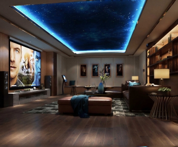 Modern Audiovisual Room-ID:672691111