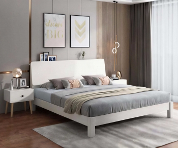 Modern Double Bed-ID:473741059