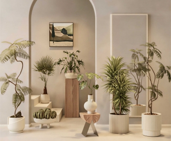 Modern Ground Green Plant Potted Plants-ID:821830031