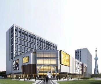 Modern Building Appearance-ID:930929217