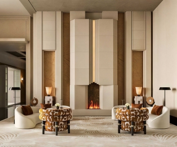 Modern A Living Room-ID:386203056