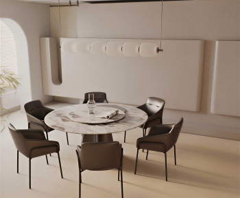 Modern Dining Table And Chairs-ID:813004979