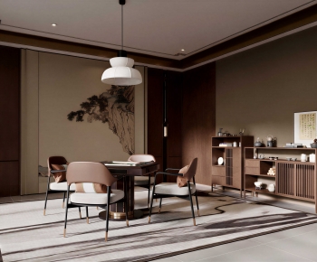 New Chinese Style Dining Room-ID:896800998