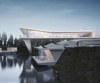 Modern Building Appearance-ID:640239009