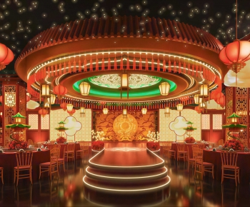 Chinese Style Banquet Hall-ID:296209107