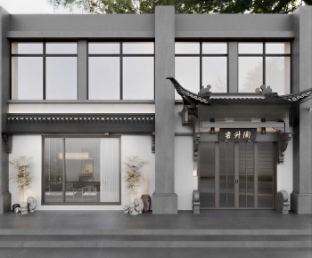 Modern Facade Element-ID:522072082