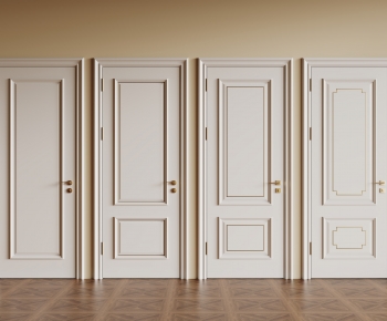 French Style Single Door-ID:992374907