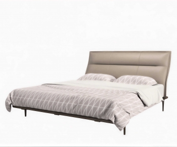Modern Double Bed-ID:633552078