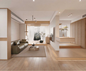 New Chinese Style A Living Room-ID:711594102