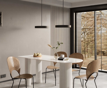 Modern Dining Table And Chairs-ID:639568095