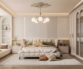 Wabi-sabi Style Bedroom-ID:137965922