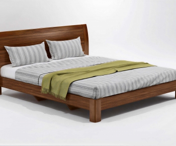 Modern Double Bed-ID:853334909