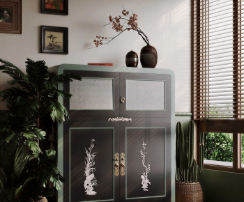 French Style Side Cabinet-ID:696527007