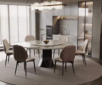 Modern Dining Table And Chairs-ID:164482123