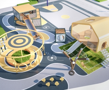 Modern Equipment For Children-ID:394504075