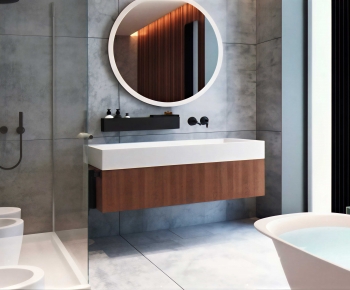 Modern Bathroom Cabinet-ID:121186971