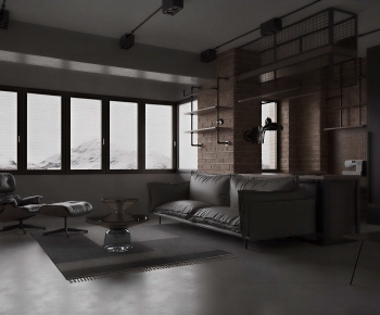 Modern A Living Room-ID:997049877