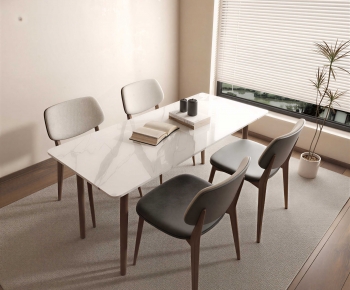 Modern Dining Table And Chairs-ID:198049527