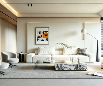 Modern A Living Room-ID:956684116