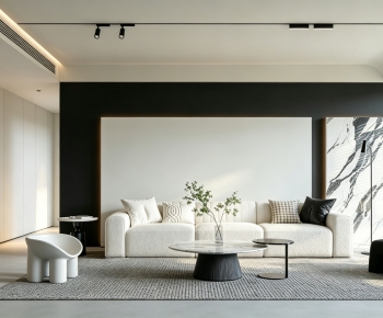 Modern A Living Room-ID:836349011