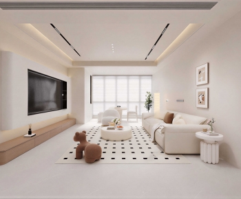 Modern A Living Room-ID:804347996