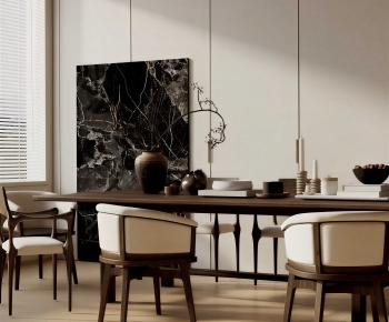 Modern Dining Table And Chairs-ID:689630033