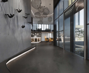 Modern Office Reception Desk-ID:867294071