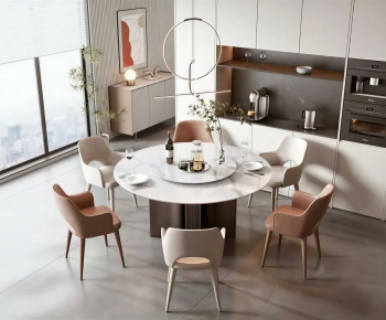 Modern Dining Table And Chairs-ID:106060553