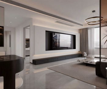 Modern A Living Room-ID:301412118
