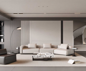 Modern A Living Room-ID:498094082