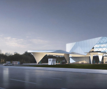 Modern Appearance Of Commercial Building-ID:921446089