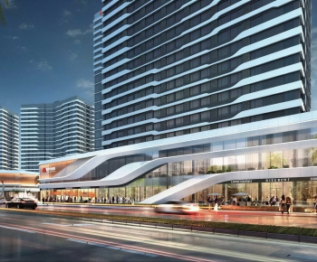Modern Building Appearance-ID:411350747