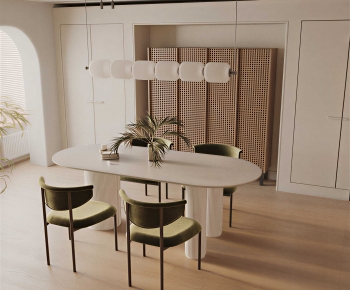 Modern Dining Table And Chairs-ID:403390886