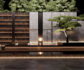 New Chinese Style Rockery Waterscape-ID:930399927