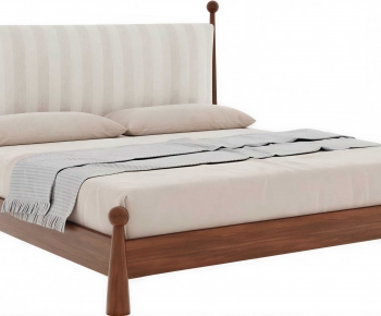Modern Double Bed-ID:833106995
