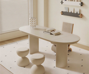 Modern Computer Desk And Chair-ID:777622947