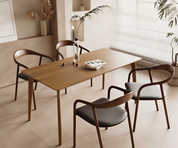 Modern Dining Table And Chairs-ID:693856953