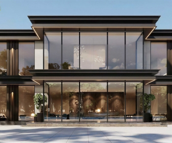 Modern Villa Appearance-ID:525610413