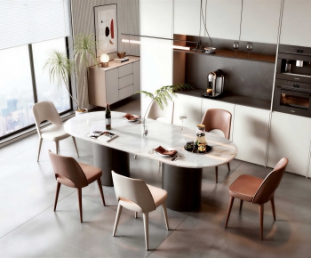 Modern Dining Table And Chairs-ID:798001054