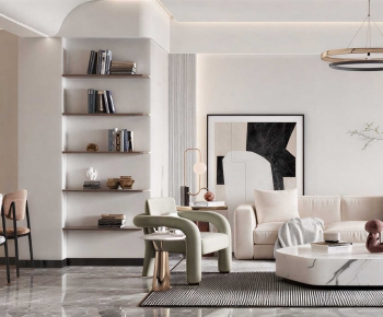 Modern A Living Room-ID:444063905