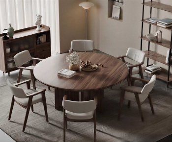 Nordic Style Dining Table And Chairs-ID:979358916