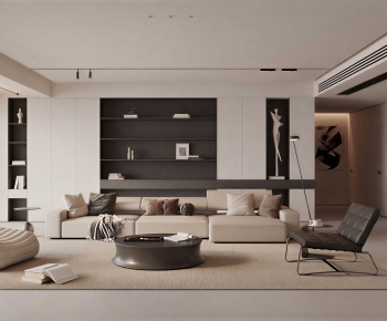 Modern A Living Room-ID:695560064