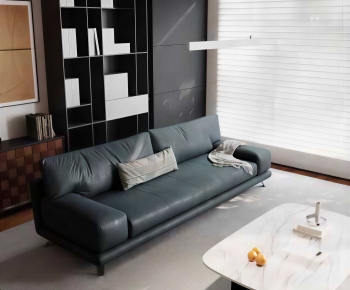 Modern Three-seat Sofa-ID:654474978