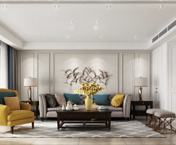 Modern A Living Room-ID:840120089