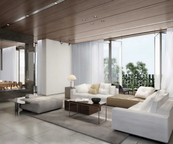 New Chinese Style A Living Room-ID:269563916