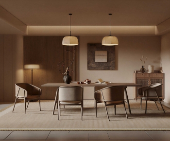 New Chinese Style Dining Room-ID:718882089