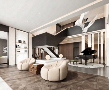 Modern A Living Room-ID:721513032