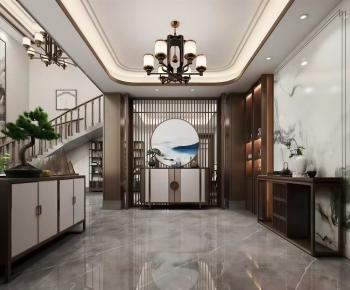 New Chinese Style Hallway-ID:185935972